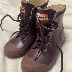 Purple Girls Hunter Boots NWOT